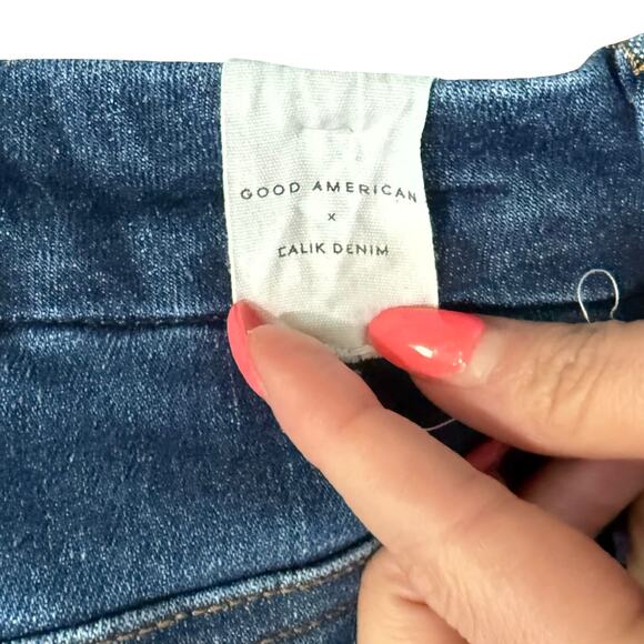 Good American Calic Denim Blue822 Always Fits Good Classic Jeans 20-26 NEW Tags - Picture 5 of 10
